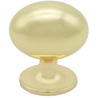 1.38 in. Dia. Charlton Cabinet Knob, Polished Gold