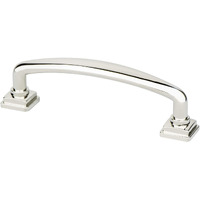 96 mm CC Tailored Traditional Pull with Polished Nickel