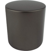 Mini Zinc Round Cabinet Knob Charcoal Gray - Large