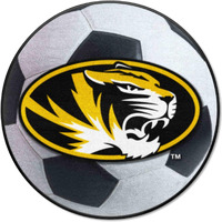 Fanmats Missouri Tigers Soccer Ball-Shaped Mats