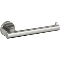 Amerock BH26540SS | Stainless Steel Single Post Toilet Paper Holder | 7-1/4 in. (184 mm) Length Toilet Tissue Holder | Arrondi | Bath Tissue Holder | Bathroom Hardware | Bath Accessories