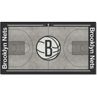 FANMATS Home Indoor Sports Team Logo New Jersey Nets NBA Large Court Runner Mat 30 x54