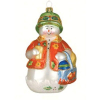 Cobane Studio LLC COBANEC240 Beachy Snow Guy Ornament