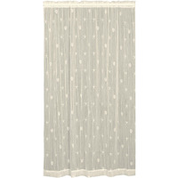 Heritage Lace Sand Shell Panel, 45 by 84-Inch, Ecru