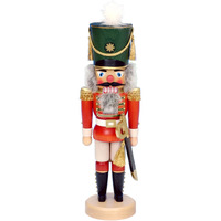 Alexander Taron Importer 32-530 Christian Ulbricht Nutcracker-Red Soldier-17 H x 5.5  W x 5  D, Bron