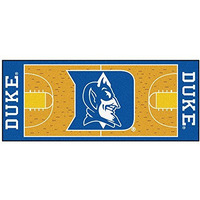 FANMATS Home Indoor Sports Team Logo Duke Basketball Court Runner Mat 30 x72