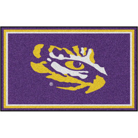 Collegiate Louisiana State Novelty Mat Size: 4' x 6'