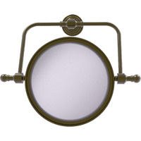 Allied Brass RWM-4/3X Retro Wave Collection Wall Mounted Swivel 8 Inch Diameter with 3X Magnification Make-Up Mirror, Antique Brass