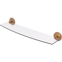 Allied Brass PMC-33/24-BBR Prestige Monte Carlo Collection 24 Inch Glass Shelf, Brushed Bronze