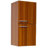 Fresca Bath Bathroom Linen Side Cabinet ith 2 Storage Area, Teak