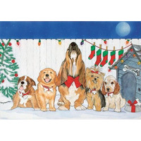 Pipsqueak Productions C439 Mix Dog Holiday Boxed Cards