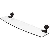 Allied Brass 433/24 Venus Collection 24 Inch Glass Shelf, Oil Rubbed Bronze