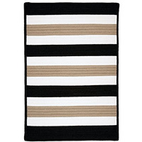 Colonial Mills Portico PO49 Black RUG 4x4