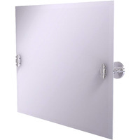 Allied Brass SB-93 Frameless Landscape Rectangular Tilt Beveled Edge Wall Mirror, Polished Chrome