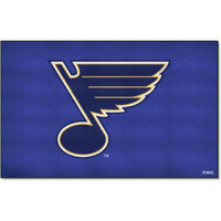 FANMATS 10593 St. Louis Blues Ulti-Mat Rug - 5ft. x 8ft. | Sports Fan Area Rug, Home Decor Rug and Tailgating Mat