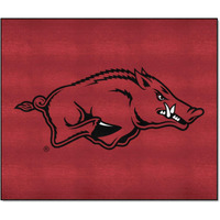 FANMATS 2133 Arkansas Razorbacks Tailgater Rug - 5ft. x 6ft. Sports Fan Area Rug, Home Decor Rug and Tailgating Mat