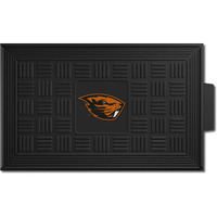 FANMATS 11379 Oregon State Beavers Heavy Duty Vinyl Medallion Outdoor Door Mat - 19.5in. x 31in.