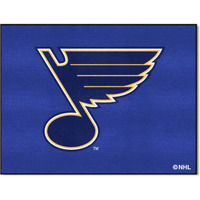 FANMATS 10591 NHL - St. Louis Blues All-Star Mat | Royal | 33.75 x42.5  | Music Note Primary Logo