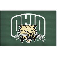 FANMATS 163 Ohio Bobcats Ulti-Mat Rug - 5ft. x 8ft. | Sports Fan Area Rug, Home Decor Rug and Tailgating Mat