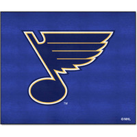 FANMATS 10592 St. Louis Blues Tailgater Rug - 5ft. x 6ft. Sports Fan Area Rug, Home Decor Rug and Tailgating Mat