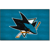 FANMATS 10670 San Jose Sharks Ulti-Mat Rug - 5ft. x 8ft. | Sports Fan Area Rug, Home Decor Rug and Tailgating Mat