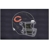 FANMATS 5715 Chicago Bears Ulti-Mat Rug - 5ft. x 8ft. | Sports Fan Area Rug, Home Decor Rug and Tailgating Mat - Bears Helmet Logo