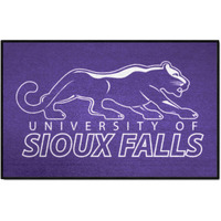 FANMATS 13866 Sioux Falls Cougars Starter Mat Accent Rug - 19in. x 30in. | Sports Fan Home Decor Rug and Tailgating Mat