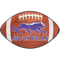 FANMATS 13872 Sioux Falls Cougars Football Rug - 20.5in. x 32.5in. | Sports Fan Home Decor Rug and Tailgating Mat