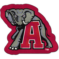 Fanmats 8310 University of Alabama Crimson Tide Nylon Mascot Shaped Rug