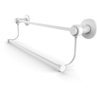 Allied Brass 9072/18 Mercury Collection 18 Inch Double Towel Bar, Matte White