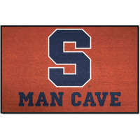 FANMATS 14604 NCAA - Syracuse Orange Man Cave Starter Mat Accent Rug - 19in. x 30in. | Sports Fan Home Decor Rug and Tailgating Mat