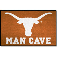 FANMATS 14700 NCAA - Texas Longhorns Man Cave Starter Mat Accent Rug - 19in. x 30in. | Sports Fan Home Decor Rug and Tailgating Mat