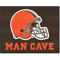 FANMATS 14288 NFL Cleveland Browns Nylon Universal Man Cave All-Star Mat , 34 x45