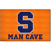 FANMATS 14606 Syracuse Orange Man Cave Tailgater Rug - 5ft. x 6ft. Sports Fan Area Rug, Home Decor Rug and Tailgating Mat