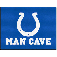 FANMATS 14312 Indianapolis Colts Man Cave All-Star Rug - 34 in. x 42.5 in.