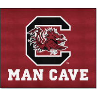 FANMATS 14694 South Carolina Gamecocks Man Cave Tailgater Rug - 5ft. x 6ft. Sports Fan Area Rug, Home Decor Rug and Tailgating Mat