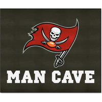 FANMATS 14379 Tampa Bay Buccaneers Man Cave Tailgater Rug - 5ft. x 6ft. Sports Fan Area Rug, Home Decor Rug and Tailgating Mat