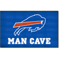 FANMATS 14274 Buffalo Bills Man Cave UltiMat Rug - 5ft. x 8ft. | Sports Fan Area Rug, Home Decor Rug and Tailgating Mat