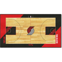 FANMATS - 9386 NBA Portland Trail Blazers Nylon Face NBA Court Runner-Large 29.5x54