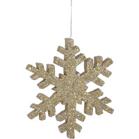 Vickerman 24  Champagne Outdoor Glitter Snoflake