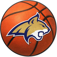 Montana State Basketball Mat 27  diameter