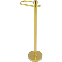 Allied Brass TS-25E-PB European Style Toilet Tissue Stand, Polished Brass