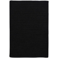 Simply Home Solid Black 2ft x 6ft