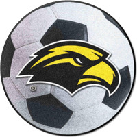 University of Southern Mississippi Soccer Ball Rug