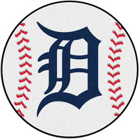 FANMATS 6381 Detroit Tigers Baseball Mat,27  Dia.