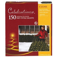 Celebrations Incandescent Net Light Set Clear 24 sq ft ft. 150 lights