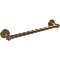 Allied Brass 2051T/24-BBR Continental Collection 24 Inch Twist Detail Towel Bar, 24-Inch, Brushed Bronze