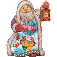 G. Debrekht Balloon Ride Santa Ornament, 5