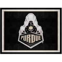 FANMATS 17538 Purdue 'Train' Rug, Team Color, 87  x 117