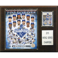 MLB Kansas City Royals 2015 World Series Champions Plaque, 12 x15